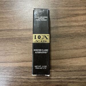 DCA No.124 Very Black‎ (Compare To Chanel) Red Long-Wearing Lipstick France NIB